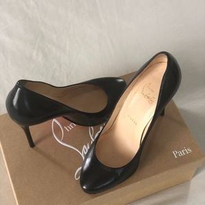 Christian Louboutin (100 M Black Pumps, Elisa)